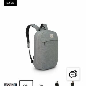 NWT Osprey Arcane Large Day 20L Backpack - Grey